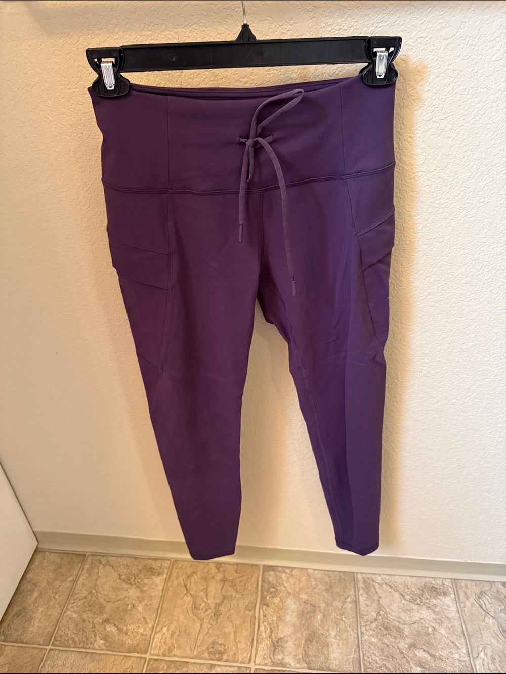 Spyder Deep Purple Performance Leggings with Pockets